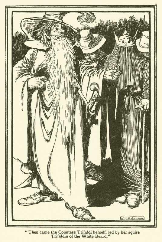 Don Kişot (lito) için çizim by William Heath Robinson