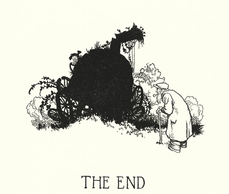 W Heath Robinson (lito) tarafından Demiryolu Ribaldry için İllüstrasyon by William Heath Robinson