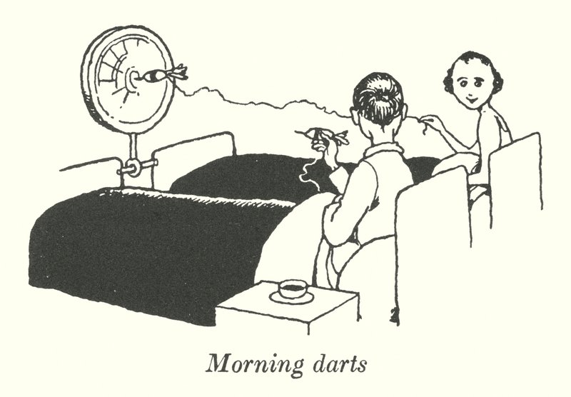 Sabah dart (lito) by William Heath Robinson
