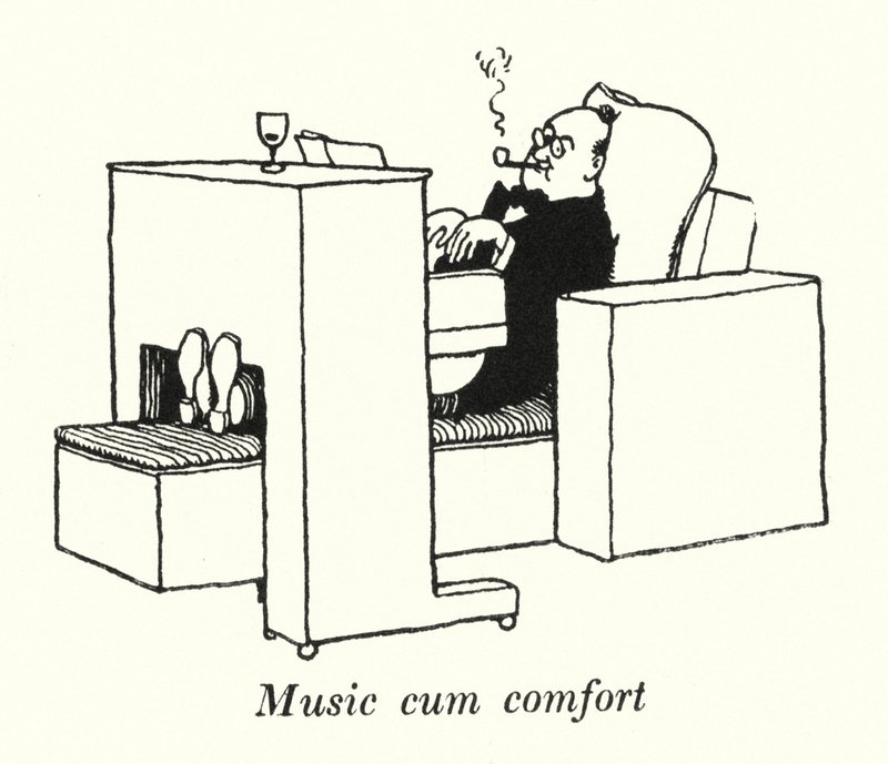 Müzik boşalmak konfor (lito) by William Heath Robinson