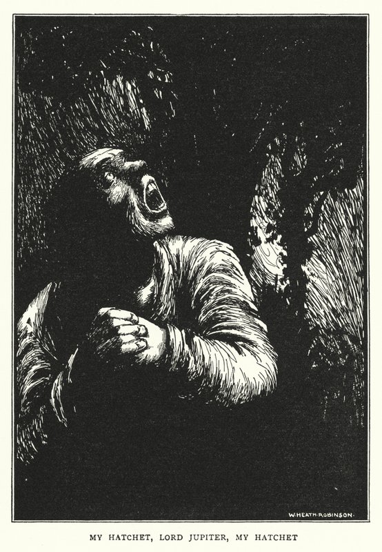 Baltam, Lord Jüpiter, baltam (lito) by William Heath Robinson