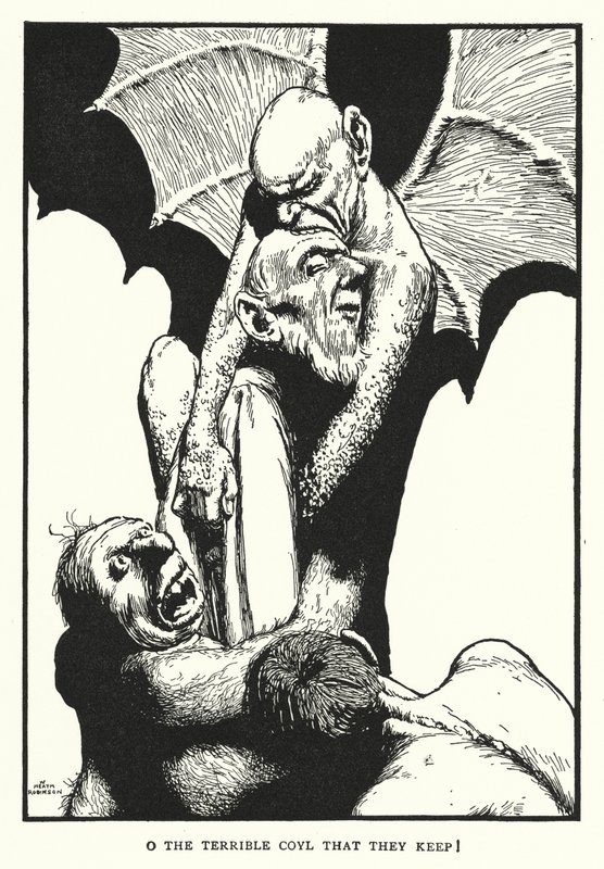 Ey tuttukları korkunç Coyl! (lito) by William Heath Robinson