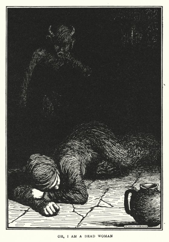 Oh, ben ölü bir kadınım (lito) by William Heath Robinson