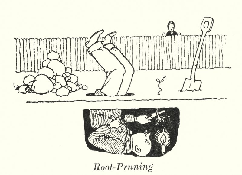 Kök Budama (lito) by William Heath Robinson