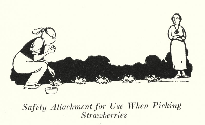 Çilek Toplarken Kullanım İçin Güvenlik Aparatı (lito) by William Heath Robinson