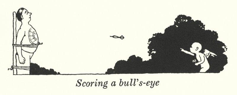 Bir boğanın gözünden puanlama (lito) by William Heath Robinson
