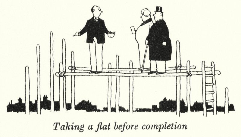 Tamamlanmadan önce daire almak (lito) by William Heath Robinson
