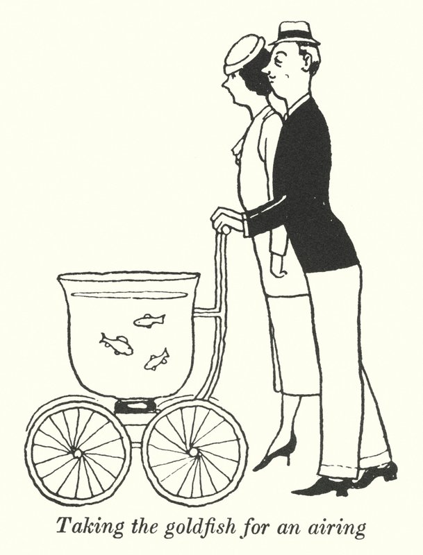 Japon balığını havalandırmak için almak (lito) by William Heath Robinson
