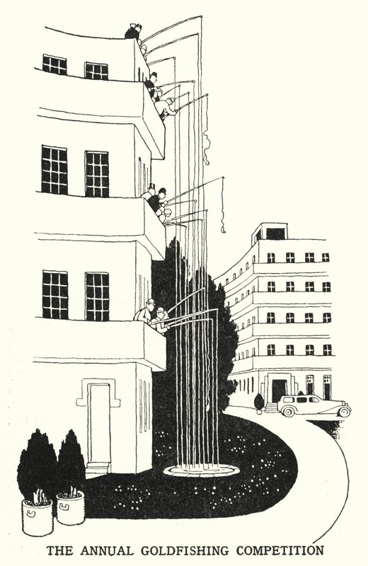 Yıllık Japon Balıkçılığı Yarışması (lito) by William Heath Robinson
