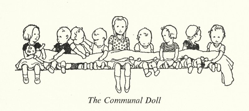 Ortak Bebek (lito) by William Heath Robinson