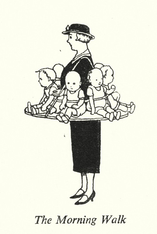 Sabah Yürüyüşü (taş) by William Heath Robinson