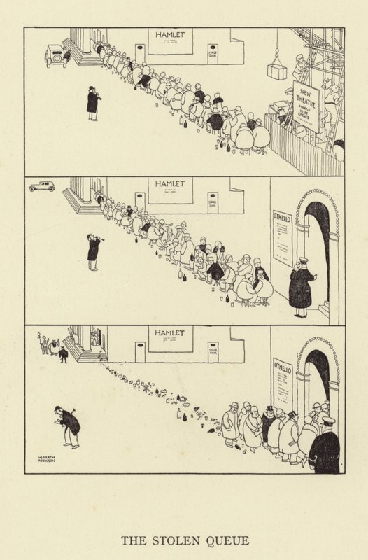 Çalıntı Sıra by William Heath Robinson