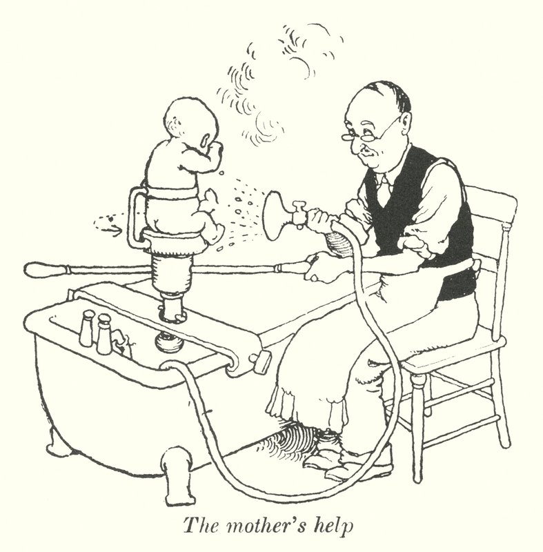 Annenin yardımı (lito) by William Heath Robinson
