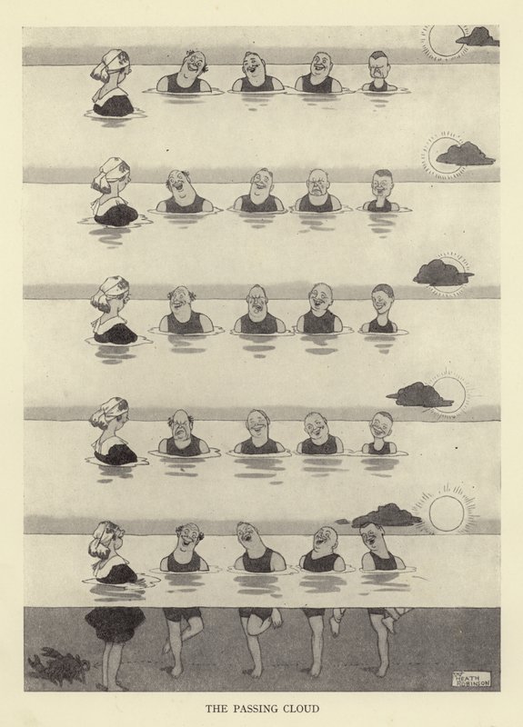 geçen bulut by William Heath Robinson