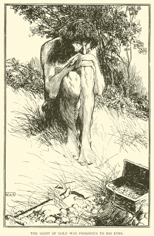 Altının görüntüsü gözleri için zehirliydi by William Heath Robinson