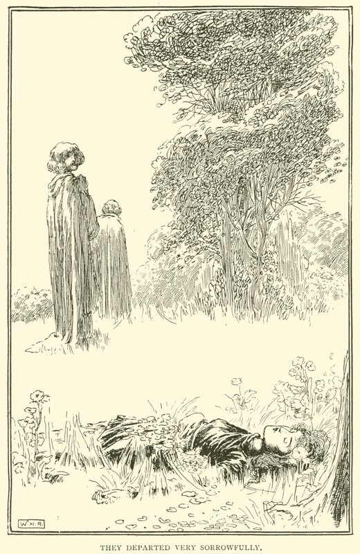 çok üzülerek ayrıldılar by William Heath Robinson
