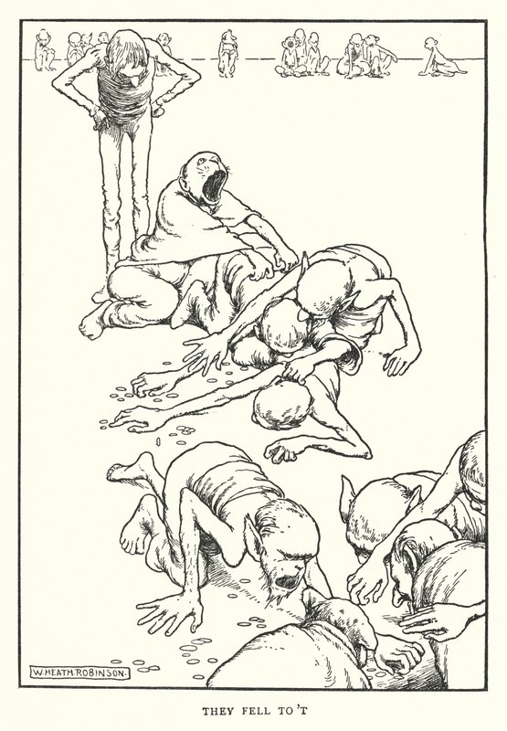 Onlar düştüler (lito) by William Heath Robinson