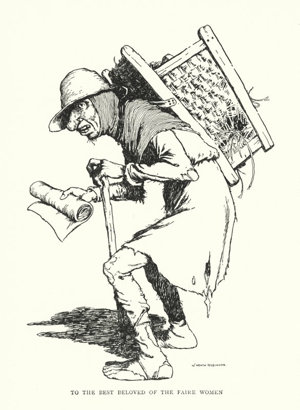 Faire kadınların en sevdiğine (lito) by William Heath Robinson