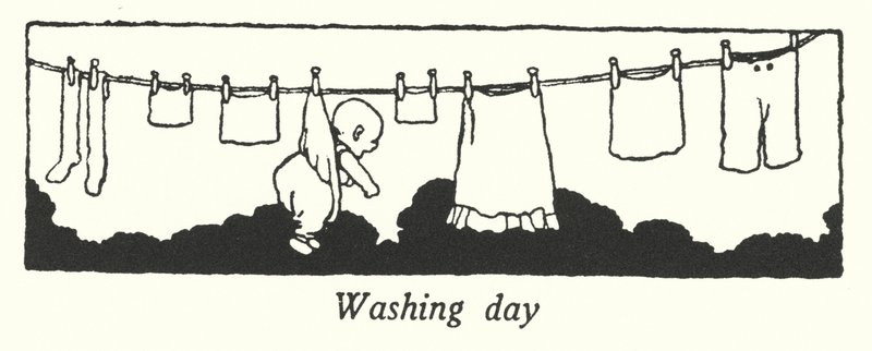 Yıkama günü (lito) by William Heath Robinson
