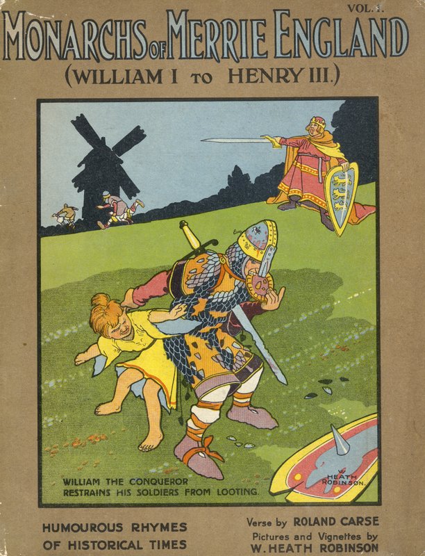 Fatih William, askerlerini yağmalamaktan alıkoyuyor by William Heath Robinson