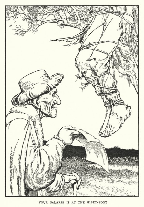 Maaşın darağacında (lito) by William Heath Robinson