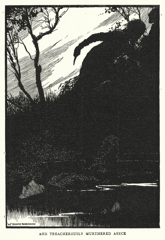 ve haince mırıldandı Abece (lito) by William Heath Robinson