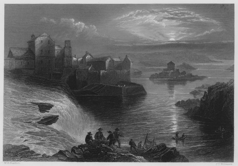 Ballyshannon (gravür) by William Henry (after) Bartlett