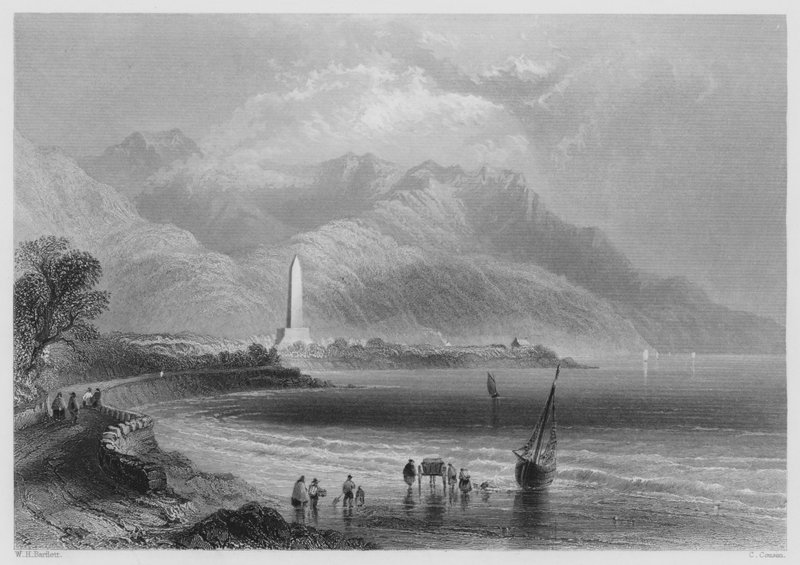 General Ross Anıtı, Ross-Trevor (gravür) by William Henry (after) Bartlett