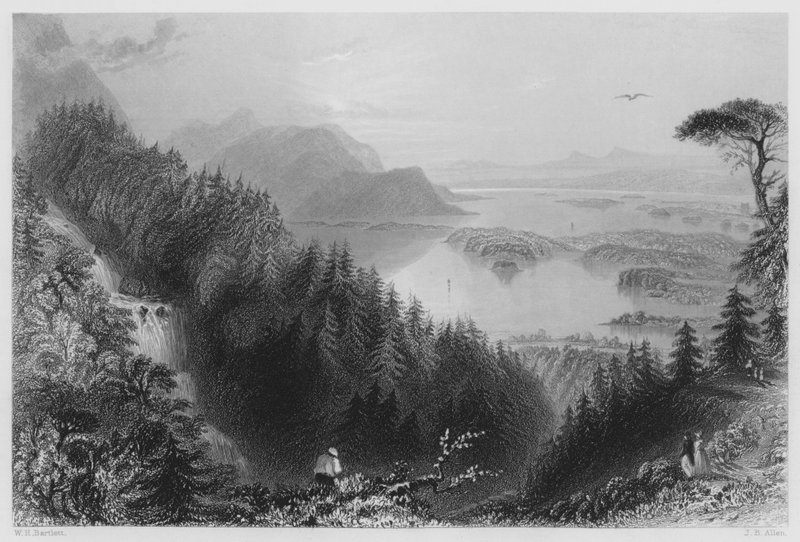 Aşağı ve Torc Gölleri, Killarney, Torc Şelalesi
