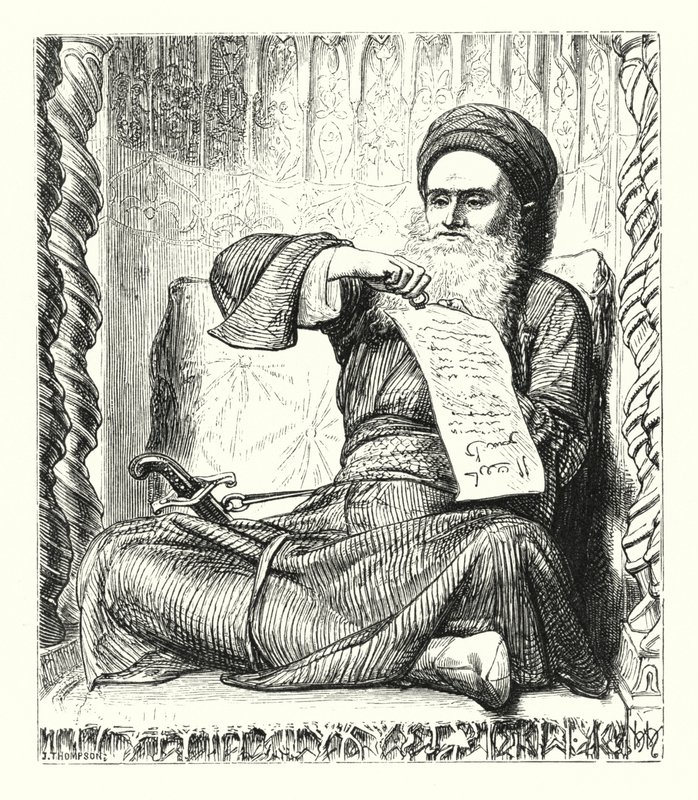 Binbir Gece Masalları (gravür) by William Henry (after) Hunt