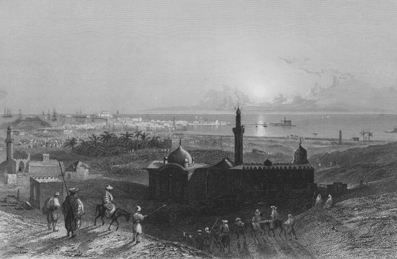 İskenderiye by William Henry Bartlett
