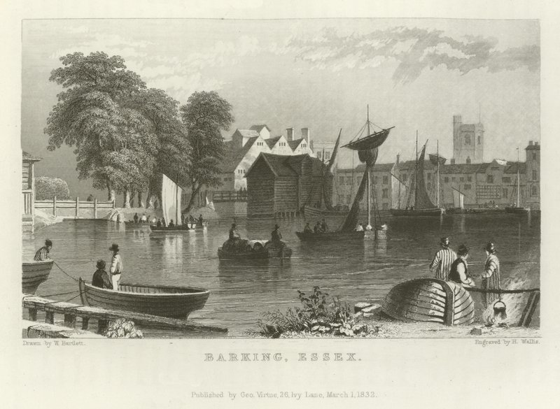Havlama, Essex by William Henry Bartlett
