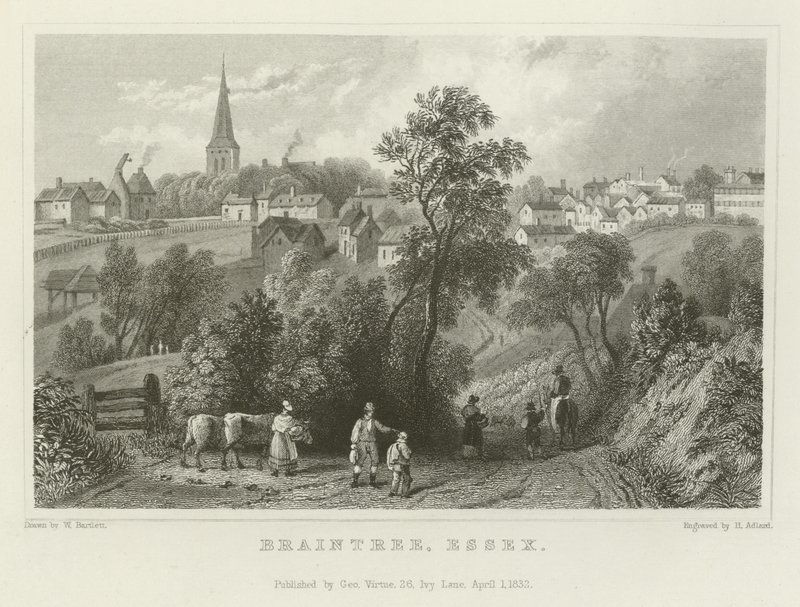 Beyin Ağacı, Essex by William Henry Bartlett