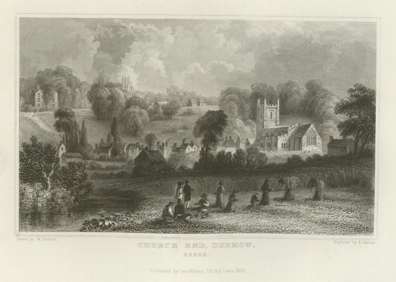 Kilise Sonu, Dunmow, Essex by William Henry Bartlett