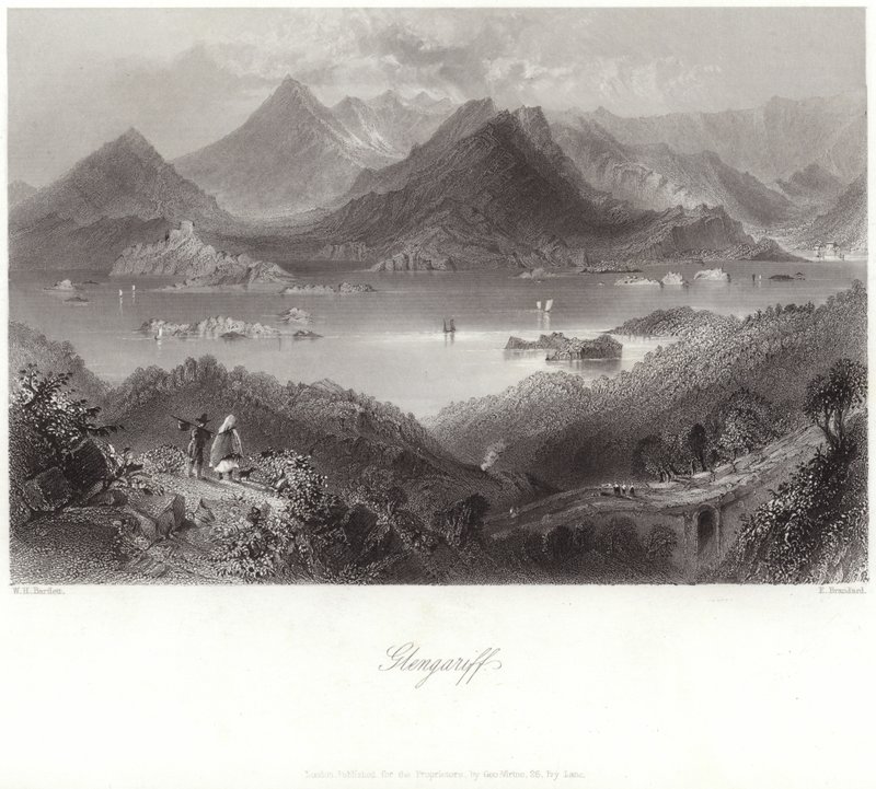 ಕೌಂಟಿ ಕಾರ್ಕ್ ಟರ್ಕಿಯಲ್ಲಿ ಗ್ಲೆನ್‌ಗರಿಫ್ by William Henry Bartlett