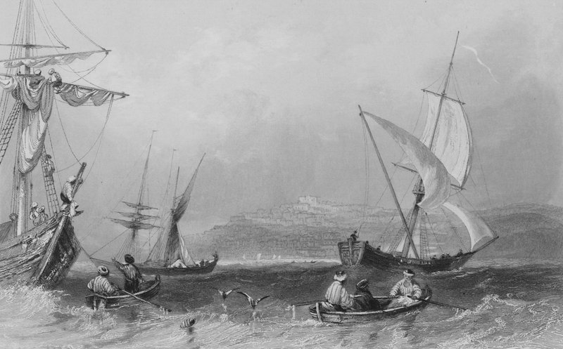 Joppa (gravür) by William Henry Bartlett