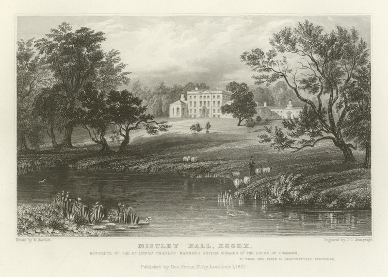 Mistley Hall, Essex, Sayın Charles Manners Sutton