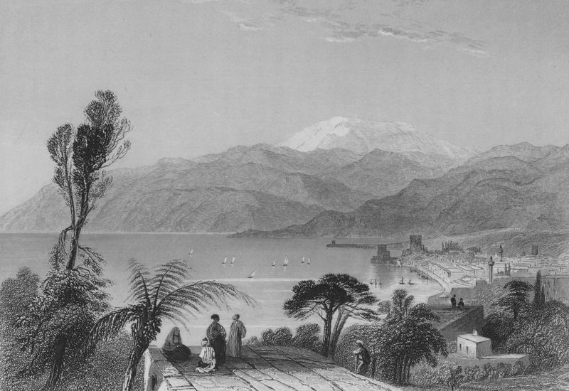Lübnan Dağı (gravür) by William Henry Bartlett