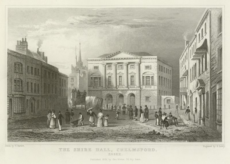Shire Salonu, Chelmsford, Essex by William Henry Bartlett