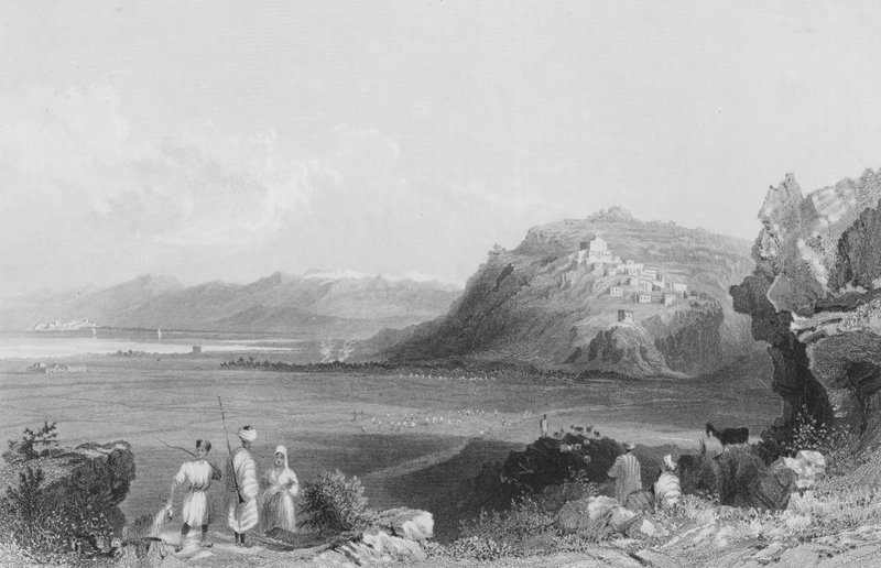 Zarephath veya Zarapha, Antik Sarepta, Sidon Şehri by William Henry Bartlett