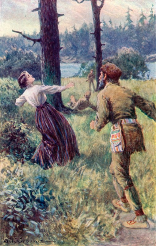 A piercing shriek rang through the meadow  by William Henry Charles Groome