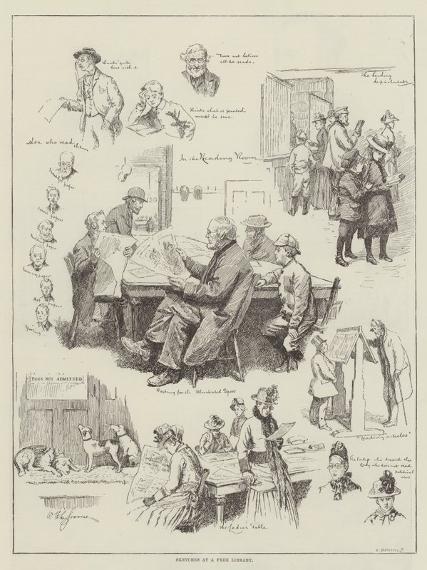 Ücretsiz Kütüphanede Eskizler by William Henry Charles Groome