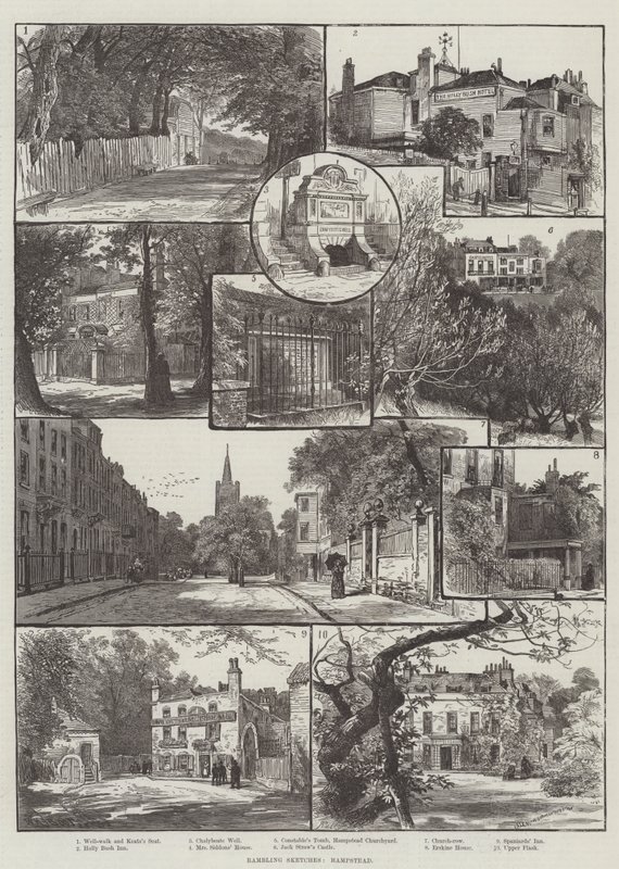 Başıboş Eskizler, Hampstead by William Henry James Boot