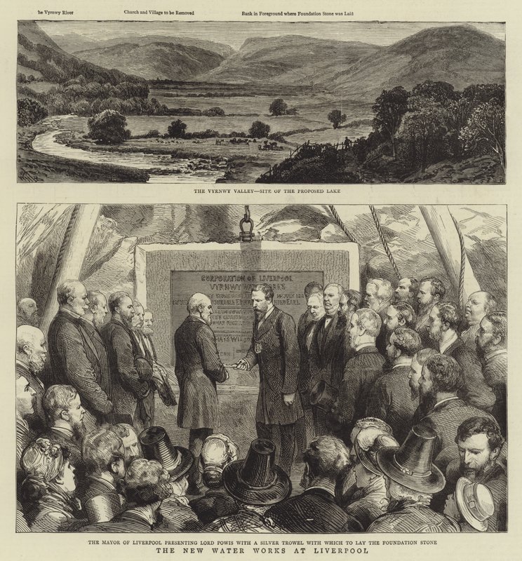 The New Water Works at Liverpool  by William Henry James Boot