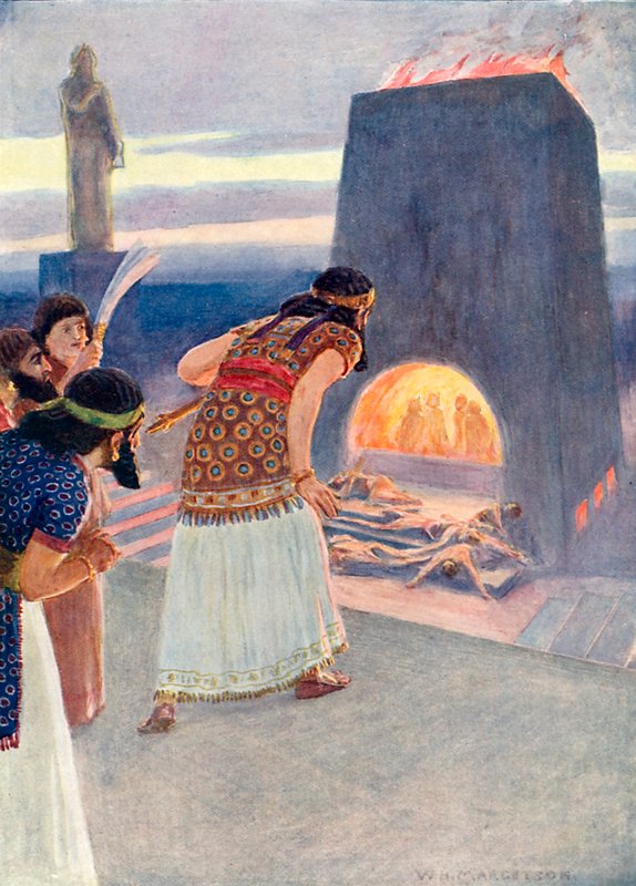 ateşli fırın by William Henry Margetson