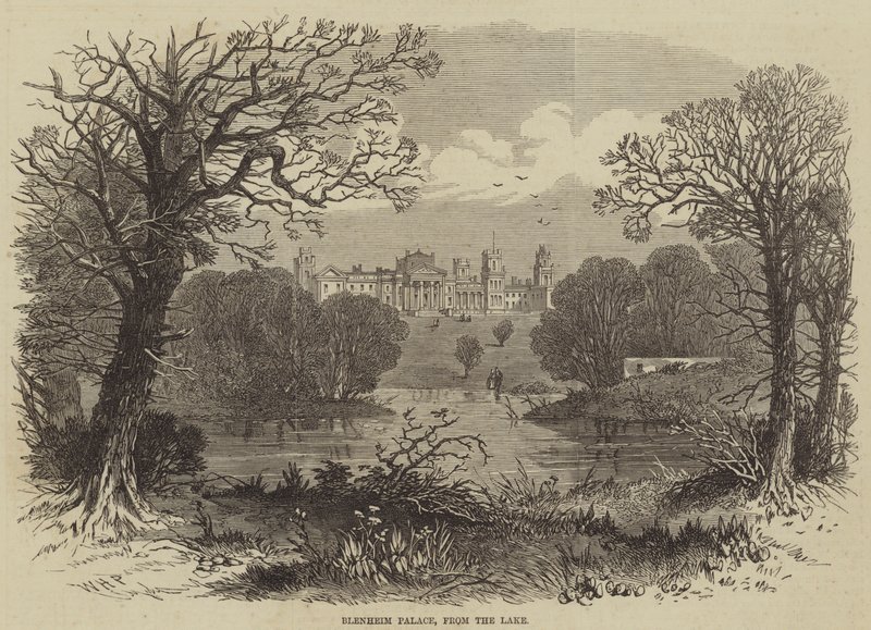 Gölden Blenheim Sarayı, by William Henry Prior