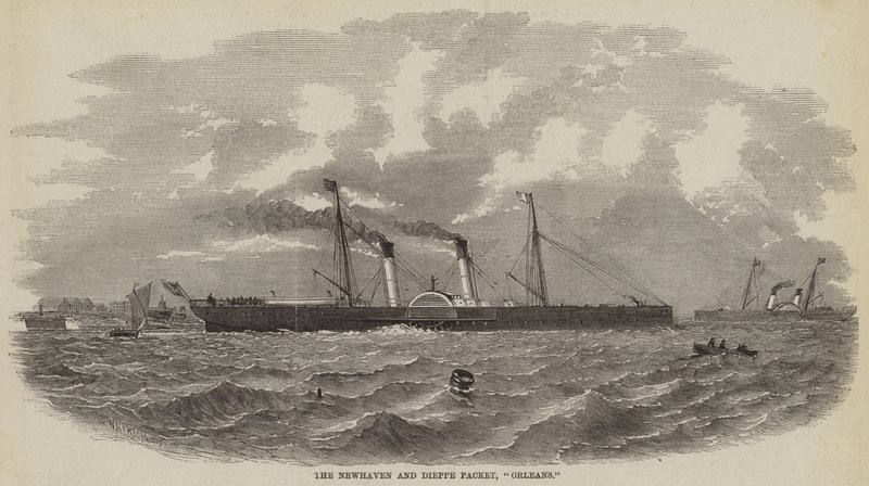Newhaven ve Dieppe Paketi, Orleans by William Henry Prior