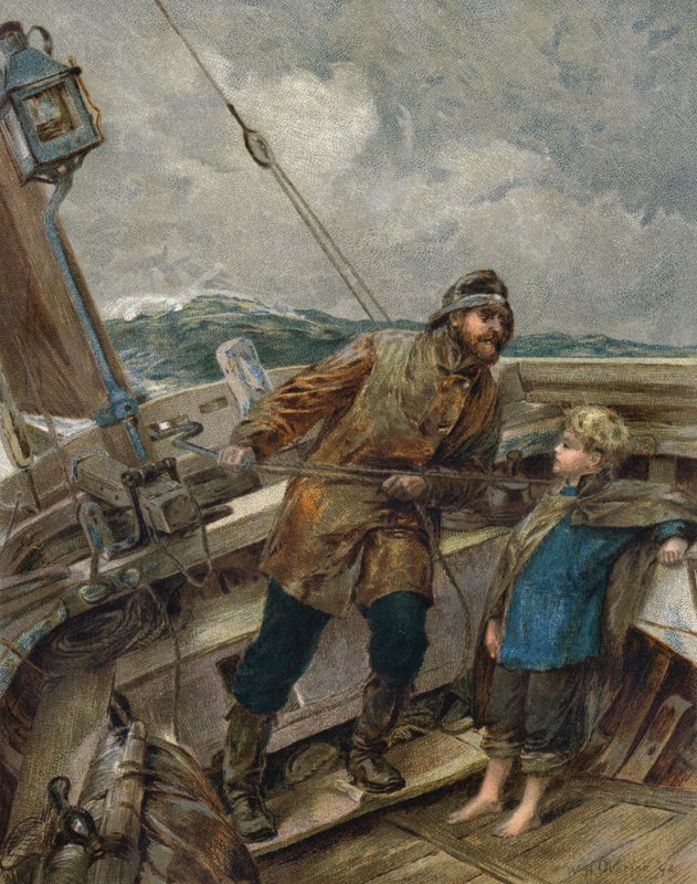 Babam Dümende (renkli taş) by William Heysham (after) Overend