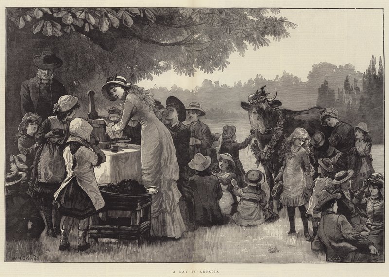 Arcadia'da Bir Gün by William Heysham Overend