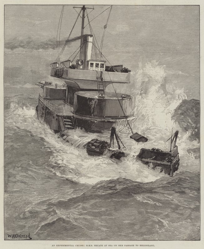 Deneysel Bir Yolculuk, HMS Hekate Denizde Heligoland